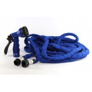 Универсальный автоматически увеличивающейся садовый шланг Xhose Expandable Hose 22,5 м Blue (1-00369-05) + В ПОДАРОК насадка-распылитель для полива