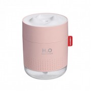 Ультразвуковий безшумний портативний міні зволожувач повітря нічник Car Humidifier H2O 500 мл Рожевий