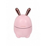Увлажнитель воздуха с подсветкой ночник зайчик для детей Humidifier One Line Розовый 