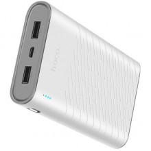 Универсальный павер банк на 20 000 mAh Hoco Rege B31 Power Bank MAX grey (2-00544-01) Белый