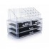 Бокс органайзер для косметики Cosmetic storage box DEEP LUXURY Прозрачный