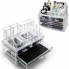 Бокс органайзер для косметики Cosmetic storage box DEEP LUXURY Прозрачный