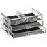 Бокс органайзер для косметики Cosmetic storage box DEEP LUXURY Прозрачный