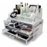 Бокс органайзер для косметики Cosmetic storage box DEEP LUXURY Прозрачный