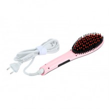 Электрическая расческа-выпрямитель Fast Hair Straightener CONTOUR PRO HQT-906 Pink