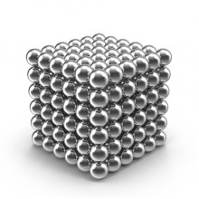 Конструктор-головоломка GTM Neocube 216 шариков Silver