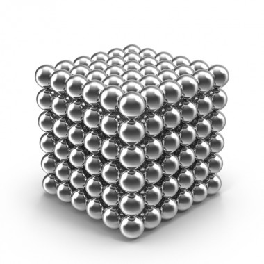 Конструктор-головоломка GTM Neocube 216 шариков Silver