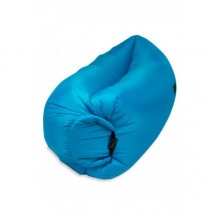 Надувной двухслойный прочный  матрас-гамак Ламзак Original 2,2м Blue